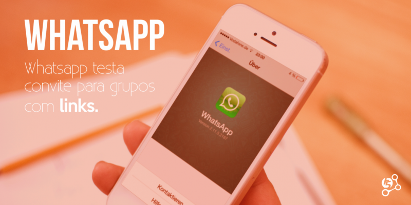 WhatsApp teste recurso de convite para grupos.